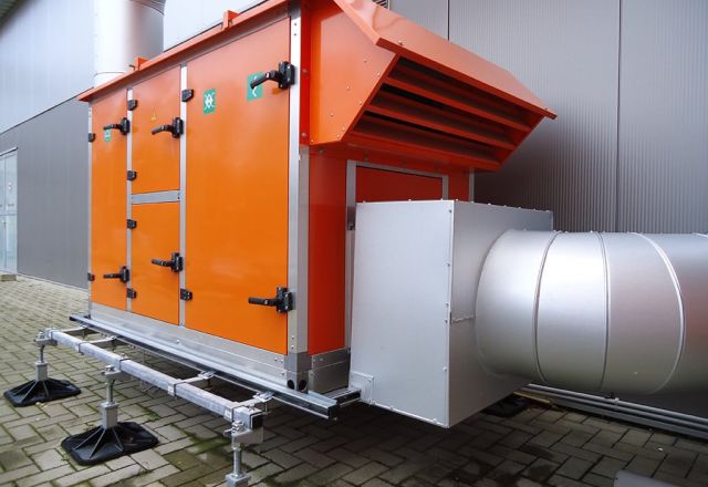 Product picture of Schwank's hybridSchwank aero condensing system.